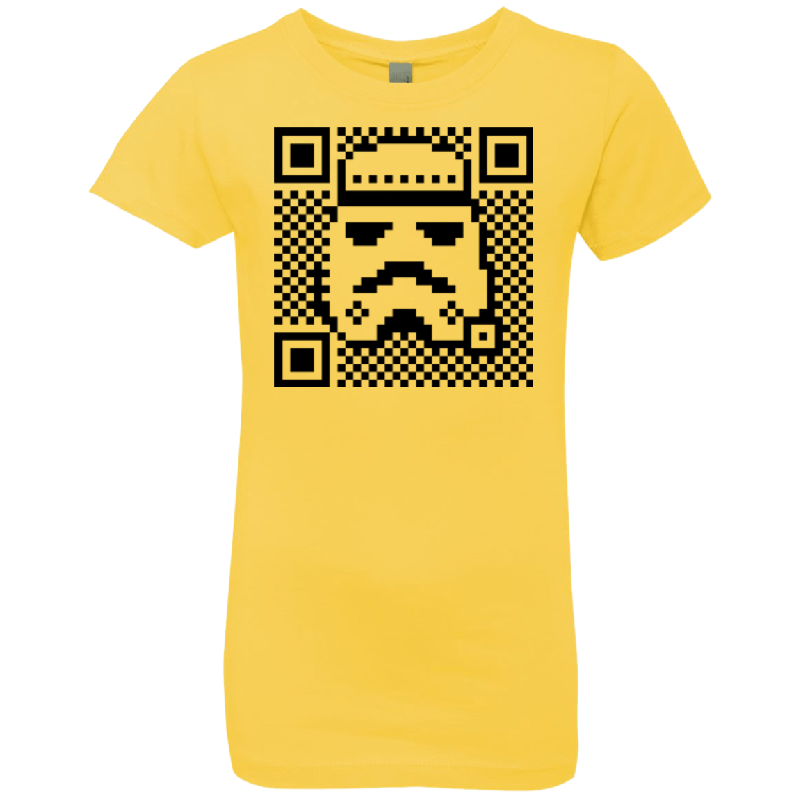 T-Shirts Vibrant Yellow / YXS QR trooper Girls Premium T-Shirt