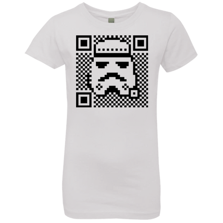 T-Shirts White / YXS QR trooper Girls Premium T-Shirt