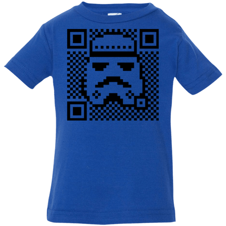 T-Shirts Royal / 6 Months QR trooper Infant Premium T-Shirt