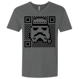 T-Shirts Heavy Metal / X-Small QR trooper Men's Premium V-Neck