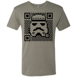 T-Shirts Venetian Grey / Small QR trooper Men's Triblend T-Shirt