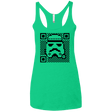 T-Shirts Envy / X-Small QR trooper Women's Triblend Racerback Tank