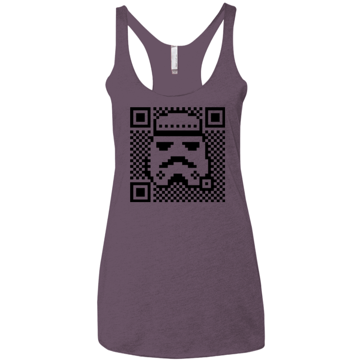 T-Shirts Vintage Purple / X-Small QR trooper Women's Triblend Racerback Tank