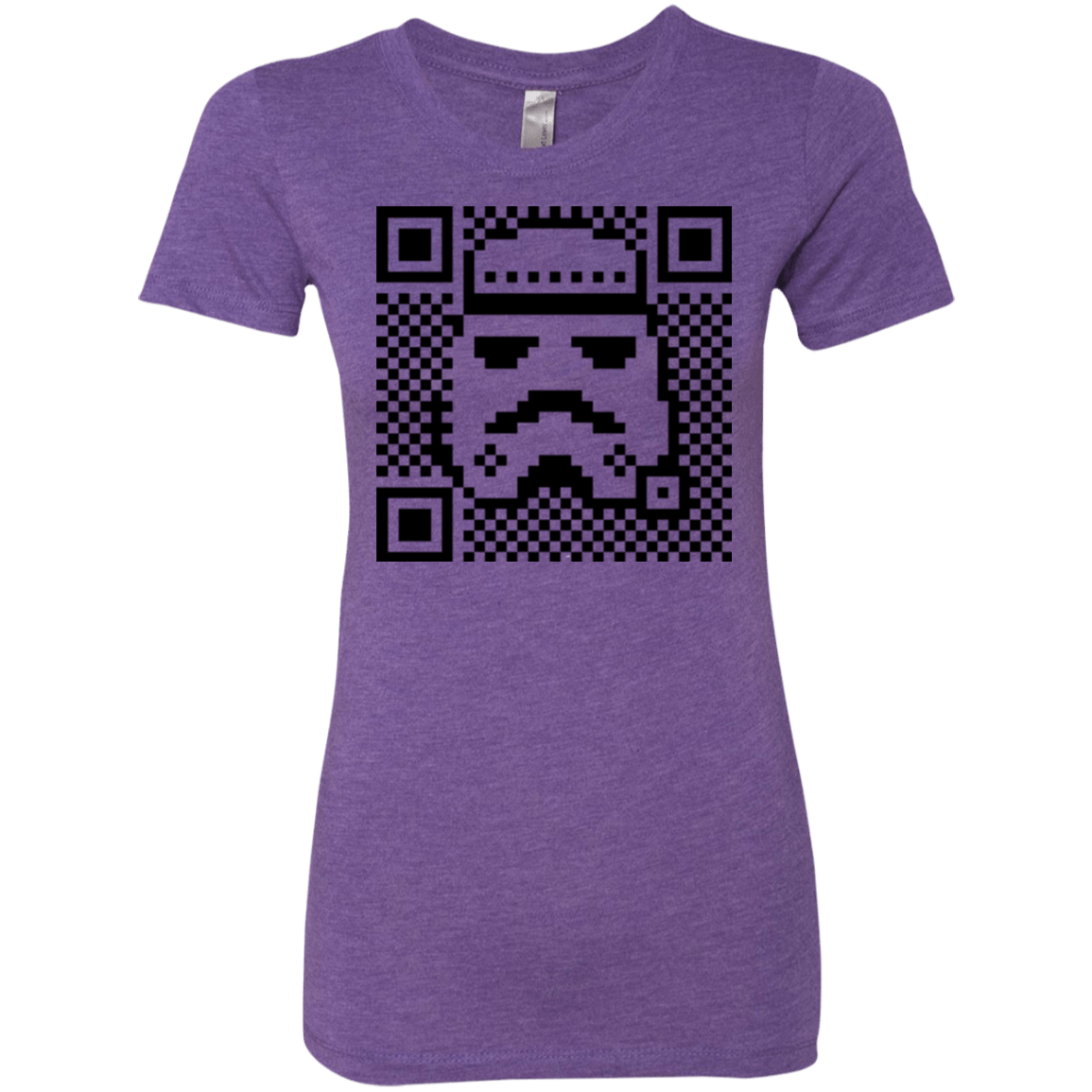 T-Shirts Purple Rush / Small QR trooper Women's Triblend T-Shirt