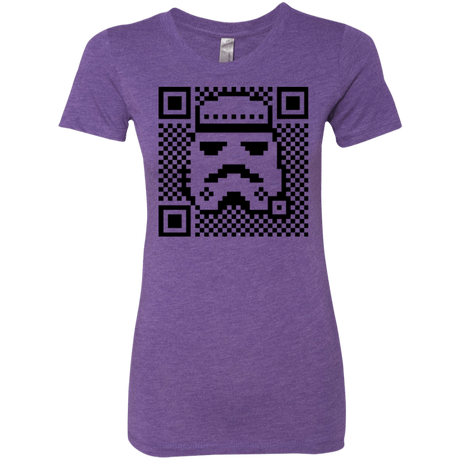 T-Shirts Purple Rush / Small QR trooper Women's Triblend T-Shirt