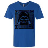 T-Shirts Royal / X-Small QR vader Men's Premium V-Neck