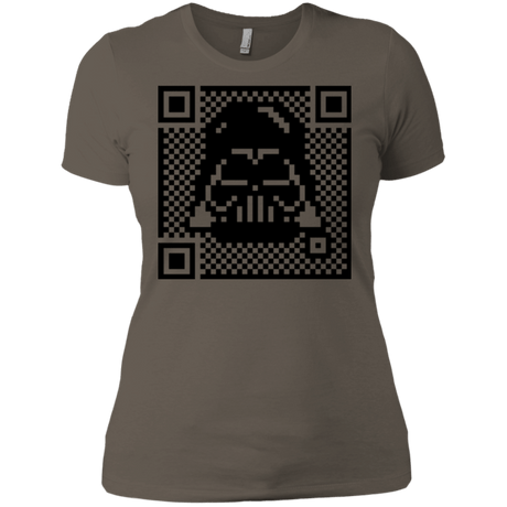 T-Shirts Warm Grey / X-Small QR vader Women's Premium T-Shirt