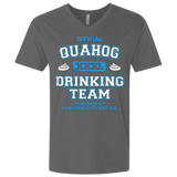 T-Shirts Heavy Metal / X-Small Quahog Drinking Team Men's Premium V-Neck