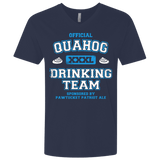 T-Shirts Midnight Navy / X-Small Quahog Drinking Team Men's Premium V-Neck