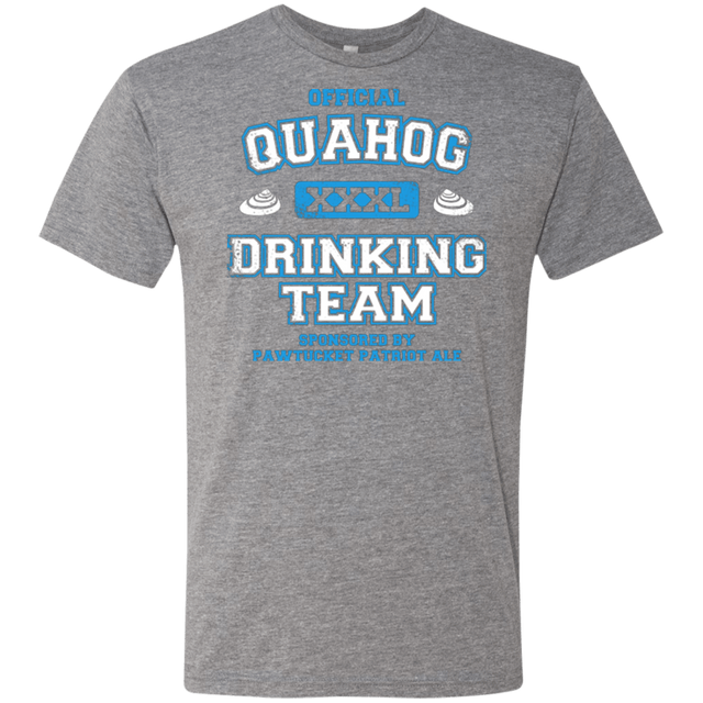 T-Shirts Premium Heather / Small Quahog Drinking Team Men's Triblend T-Shirt