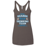 T-Shirts Macchiato / X-Small Quahog Drinking Team Women's Triblend Racerback Tank