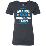 T-Shirts Vintage Navy / Small Quahog Drinking Team Women's Triblend T-Shirt