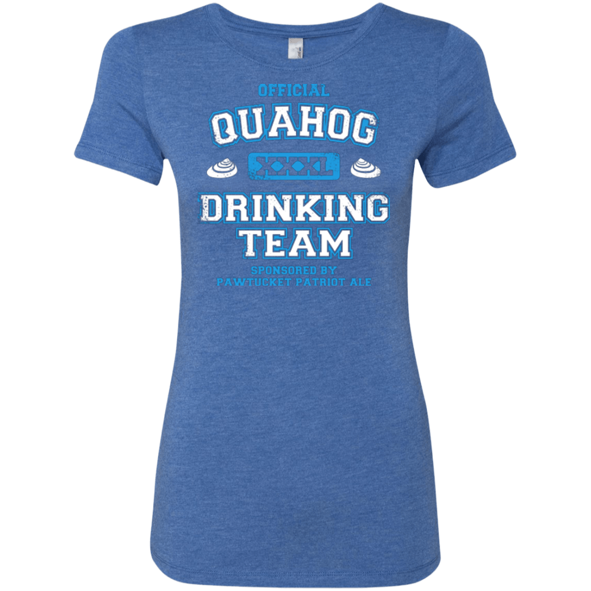 T-Shirts Vintage Royal / Small Quahog Drinking Team Women's Triblend T-Shirt