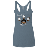 T-Shirts Indigo / X-Small Quaxk IV Women's Triblend Racerback Tank