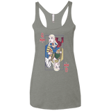 T-Shirts Venetian Grey / X-Small Queen of Dragons Women's Triblend Racerback Tank
