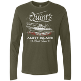 T-Shirts Military Green / Small Quints Boat Tours Men's Premium Long Sleeve