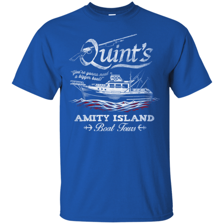 T-Shirts Royal / Small Quints Boat Tours T-Shirt