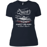 T-Shirts Midnight Navy / X-Small Quints Boat Tours Women's Premium T-Shirt
