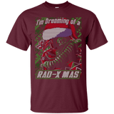 T-Shirts Maroon / S RAD XMAS T-Shirt