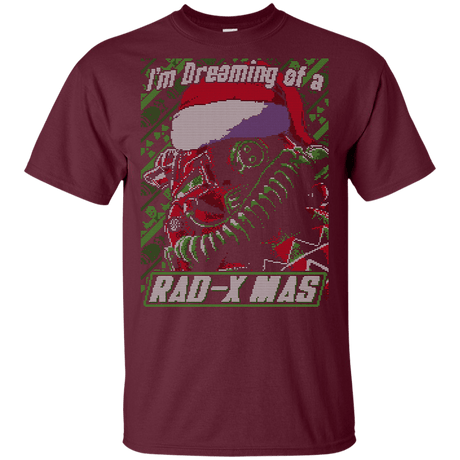 T-Shirts Maroon / YXS RAD XMAS Youth T-Shirt