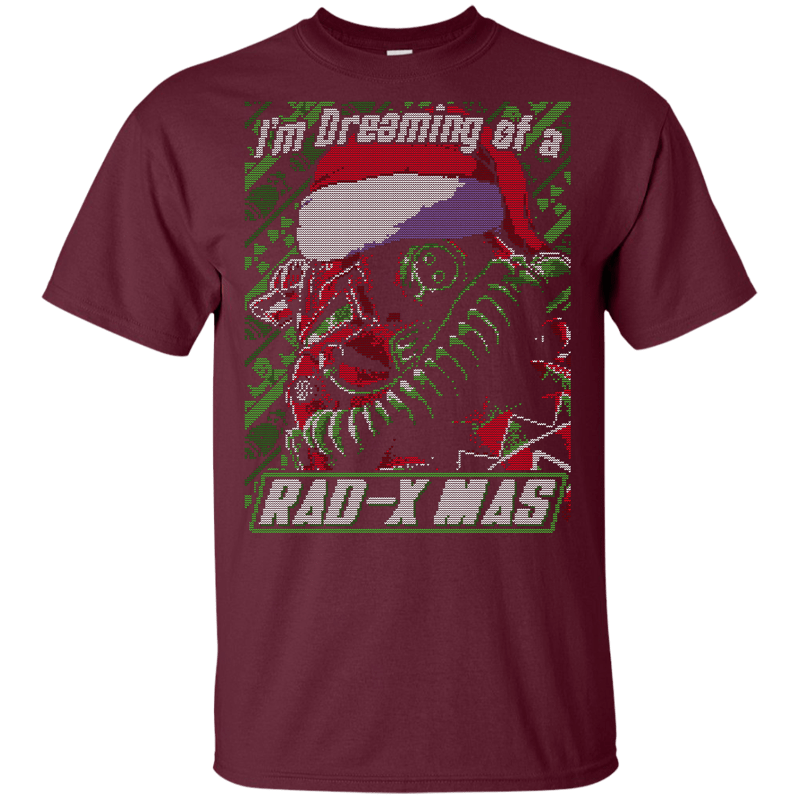 T-Shirts Maroon / YXS RAD XMAS Youth T-Shirt