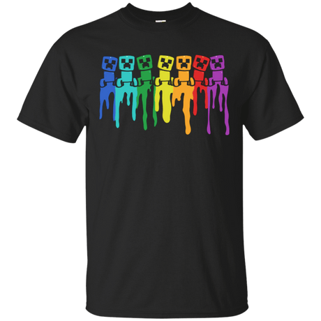 T-Shirts Black / Small Rainbow Creeps T-Shirt