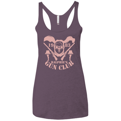 T-Shirts Vintage Purple / X-Small Ralphies Gun Club Women's Triblend Racerback Tank