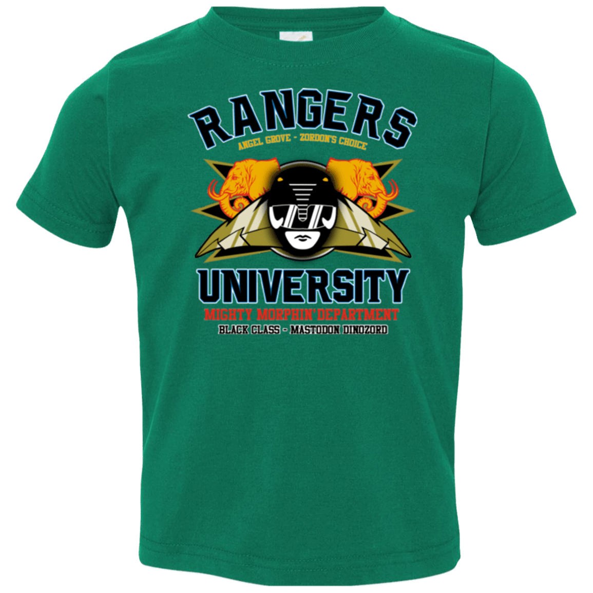 T-Shirts Kelly / 2T Rangers U Black Ranger Toddler Premium T-Shirt