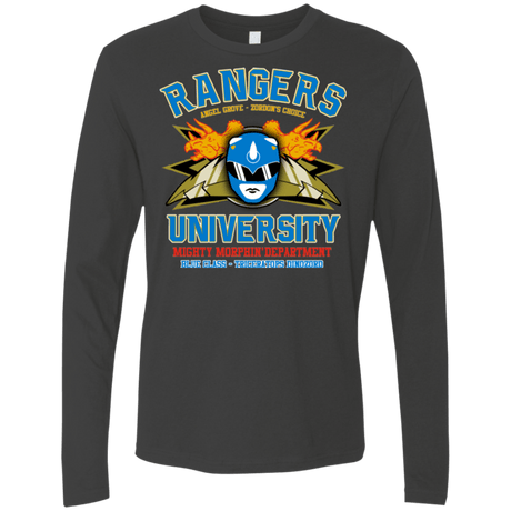 T-Shirts Heavy Metal / Small Rangers U Blue Ranger Men's Premium Long Sleeve