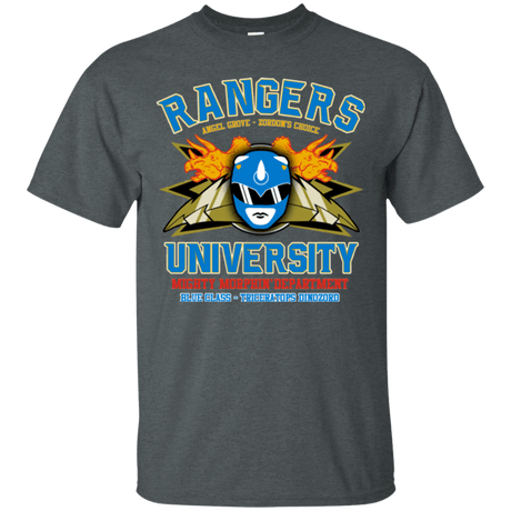 T-Shirts Dark Heather / Small Rangers U Blue Ranger T-Shirt