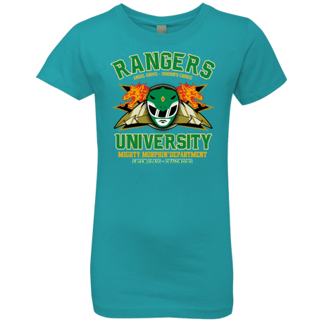 T-Shirts Tahiti Blue / YXS Rangers U Green Ranger Girls Premium T-Shirt