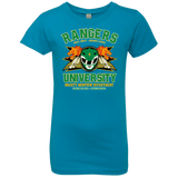 T-Shirts Turquoise / YXS Rangers U Green Ranger Girls Premium T-Shirt
