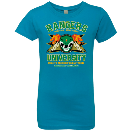 T-Shirts Turquoise / YXS Rangers U Green Ranger Girls Premium T-Shirt