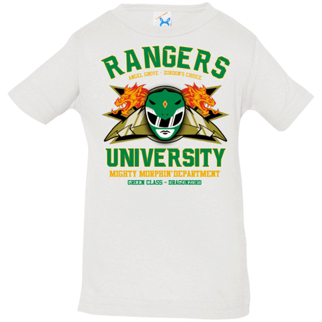 T-Shirts White / 6 Months Rangers U Green Ranger Infant PremiumT-Shirt
