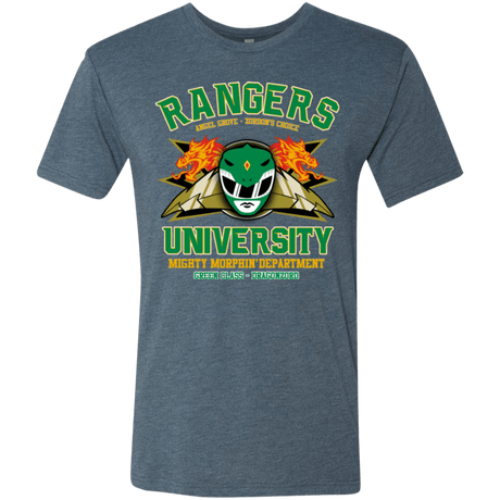 T-Shirts Indigo / Small Rangers U Green Ranger Men's Triblend T-Shirt