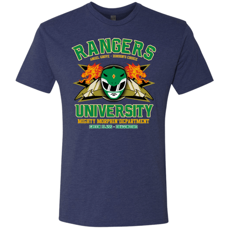 T-Shirts Vintage Navy / Small Rangers U Green Ranger Men's Triblend T-Shirt