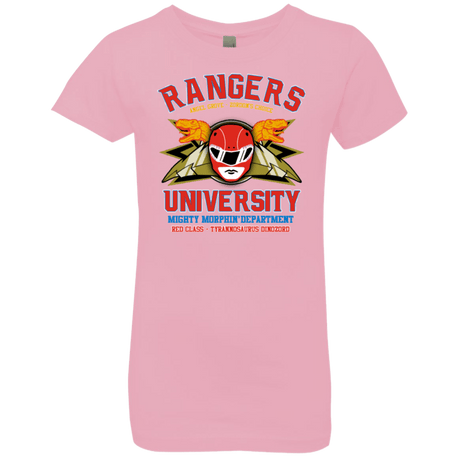 T-Shirts Light Pink / YXS Rangers U - Red Ranger Girls Premium T-Shirt