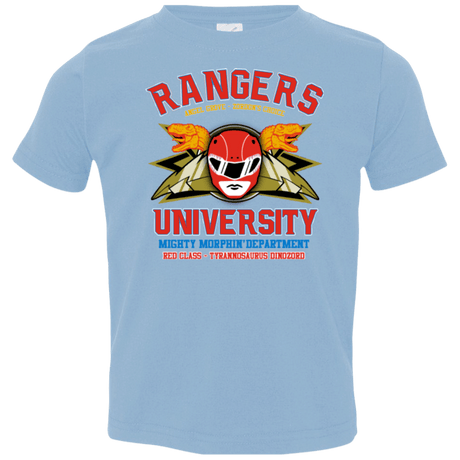 T-Shirts Light Blue / 2T Rangers U - Red Ranger Toddler Premium T-Shirt