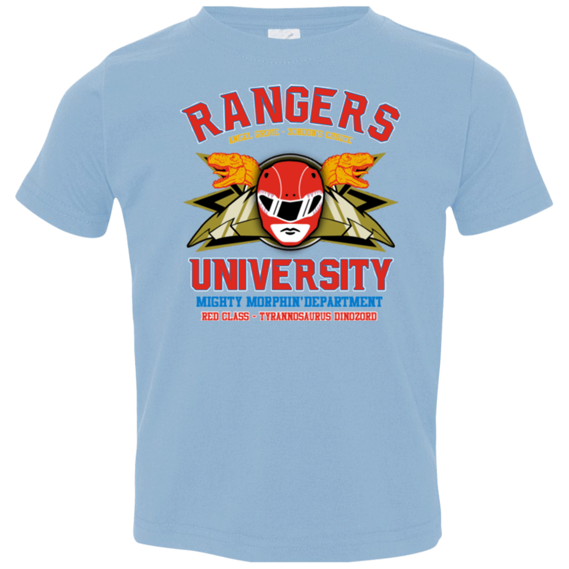 T-Shirts Light Blue / 2T Rangers U - Red Ranger Toddler Premium T-Shirt