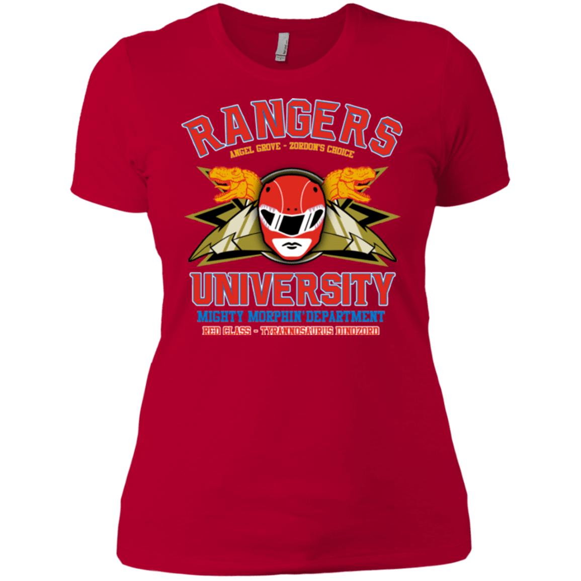 T-Shirts Red / X-Small Rangers U - Red Ranger Women's Premium T-Shirt