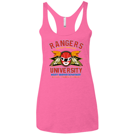 T-Shirts Vintage Pink / X-Small Rangers U - Red Ranger Women's Triblend Racerback Tank