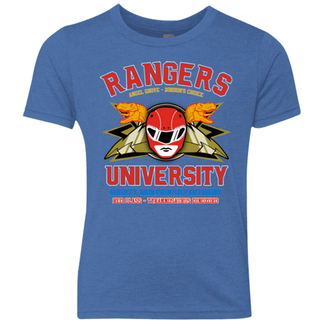 T-Shirts Vintage Royal / YXS Rangers U - Red Ranger Youth Triblend T-Shirt
