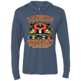 T-Shirts Indigo / X-Small RANGERS U Ultimate Triblend Long Sleeve Hoodie Tee