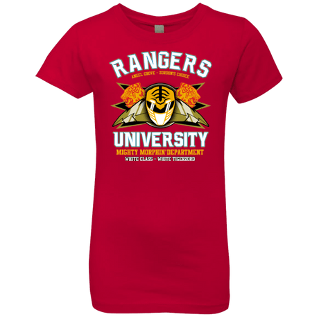 T-Shirts Red / YXS Rangers U White Ranger Girls Premium T-Shirt