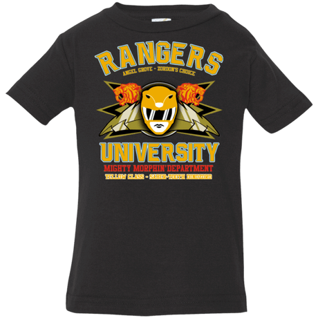 T-Shirts Black / 6 Months Rangers U Yellow Ranger Infant PremiumT-Shirt