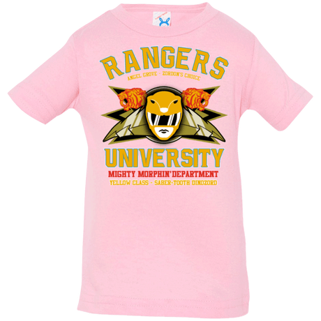 T-Shirts Pink / 6 Months Rangers U Yellow Ranger Infant PremiumT-Shirt