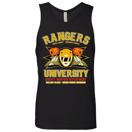 T-Shirts Black / Small Rangers U Yellow Ranger Men's Premium Tank Top