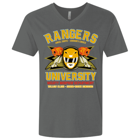 T-Shirts Heavy Metal / X-Small Rangers U Yellow Ranger Men's Premium V-Neck