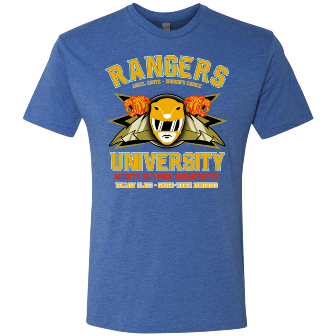 T-Shirts Vintage Royal / Small Rangers U Yellow Ranger Men's Triblend T-Shirt