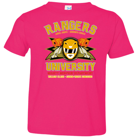 T-Shirts Hot Pink / 2T Rangers U Yellow Ranger Toddler Premium T-Shirt